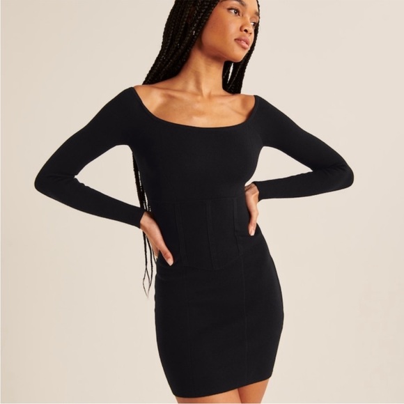 Abercrombie & Fitch Off-The-Shoulder Corset
Mini Dress - Picture 1 of 7